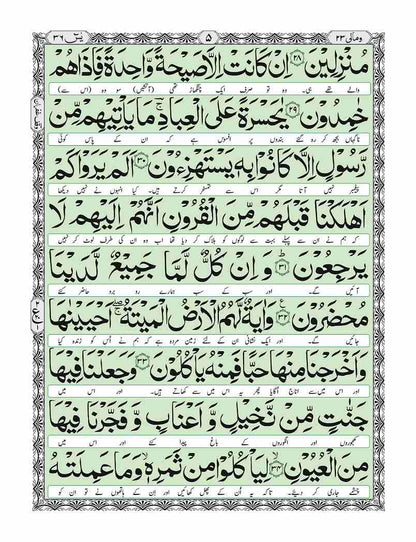 Print Surah Yaseen (Fragrant) with the names of your loved ones