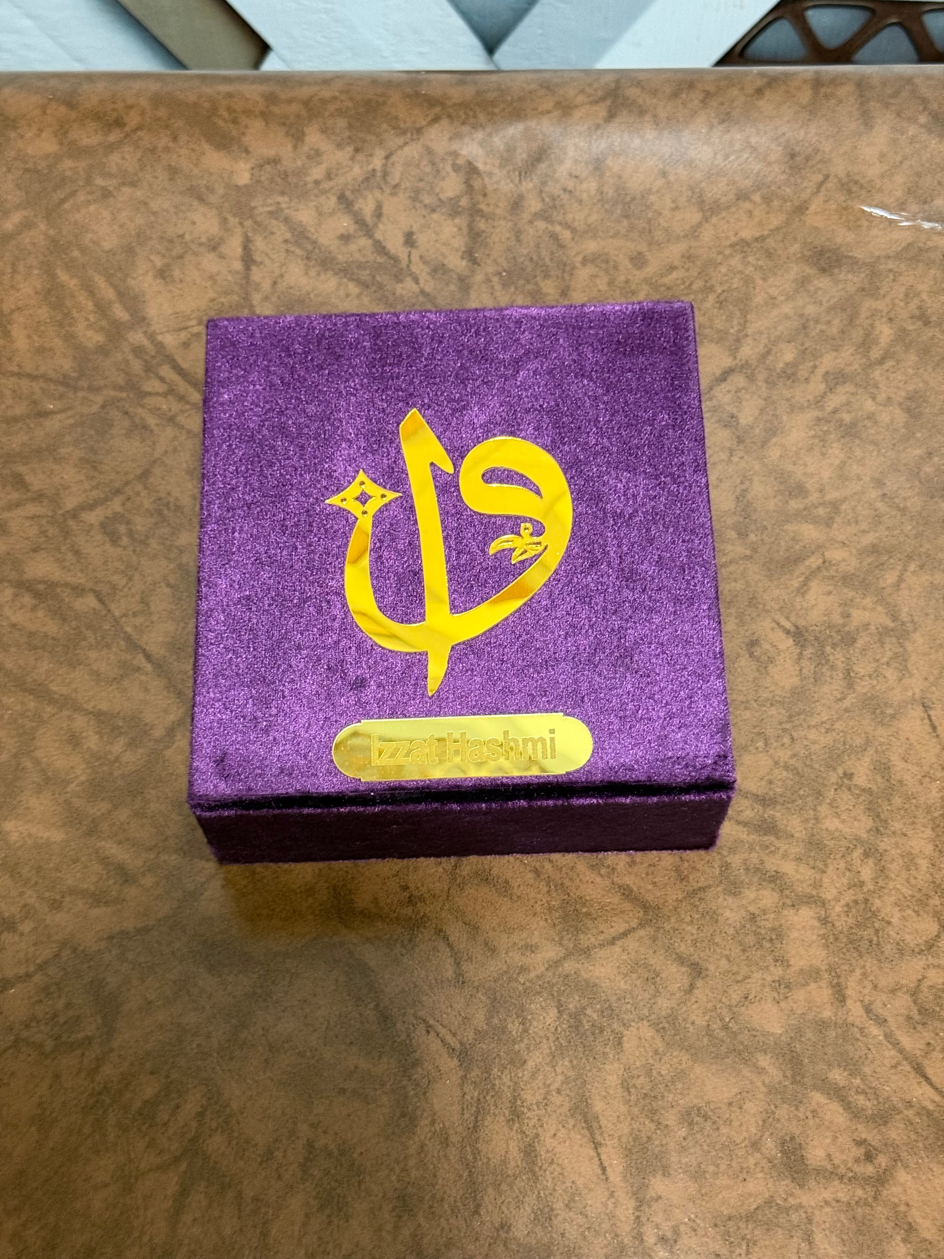 Pocket-Size Quran in Turkish-Inspired Velvet Box Purple
