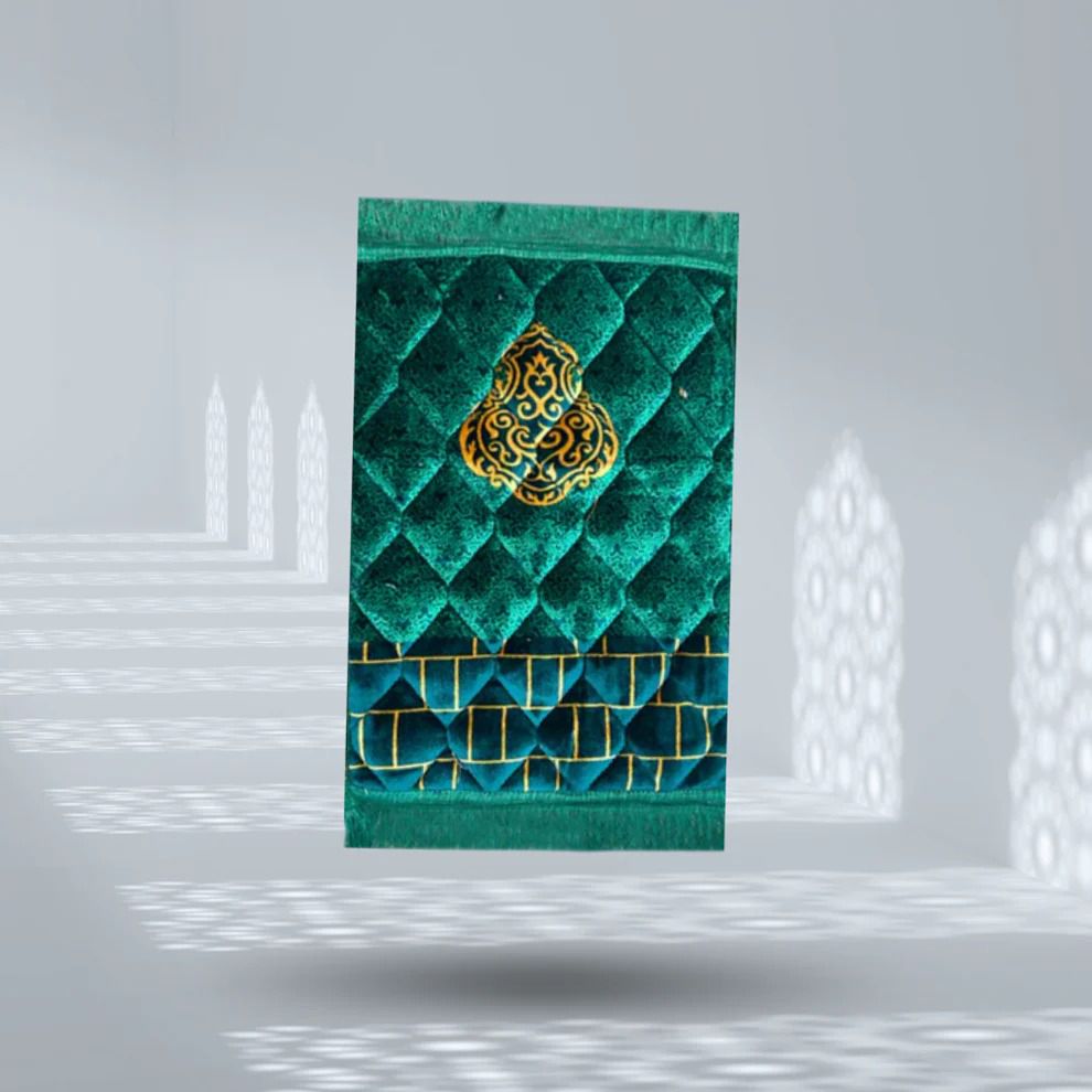 AL-SULTAN Premium , Velvet Quran Set Green Color