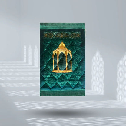 AL-SULTAN Premium , Velvet Quran Set Green Color