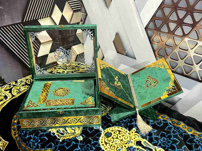 AL-NOOR Premium Acrylic Quran Box-Green