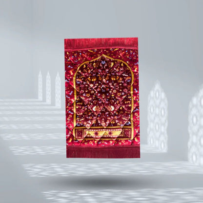 AL-SULTAN Premium , Velvet Quran Set Maroon Color