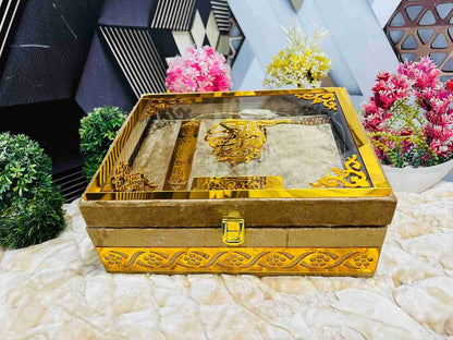 AL-NOOR Premium Acrylic Quran Box-Skin