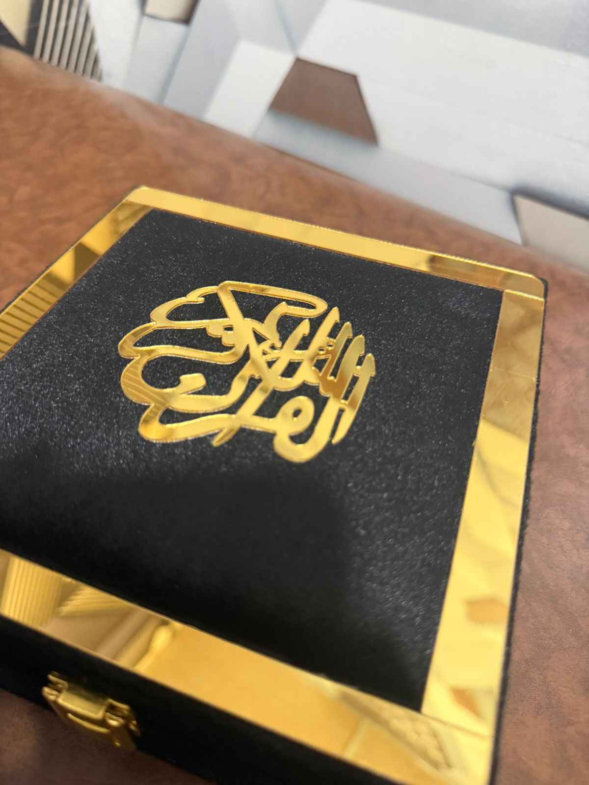 Holy Quran Gift Set (Pocket Size) Black Color