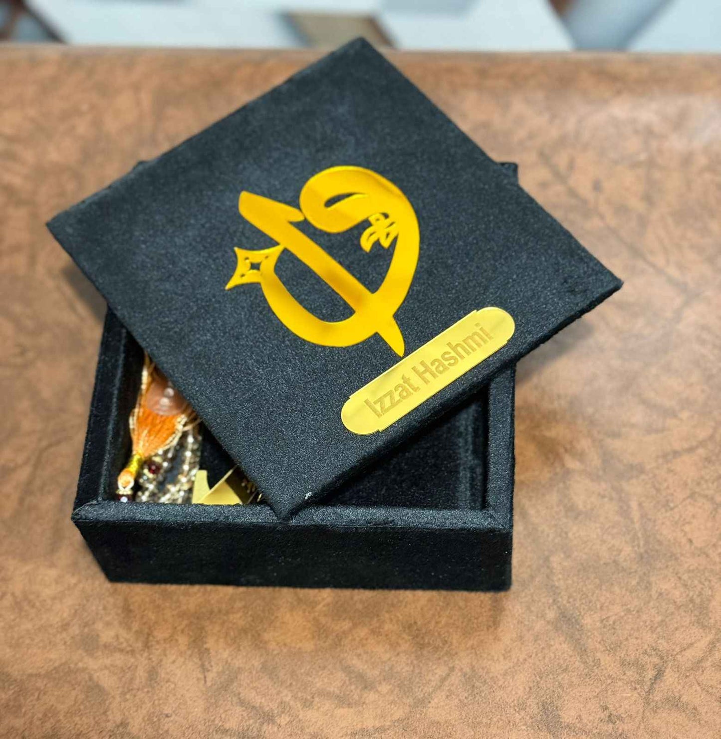 Pocket-Size Quran in Turkish-Inspired Velvet Box Black