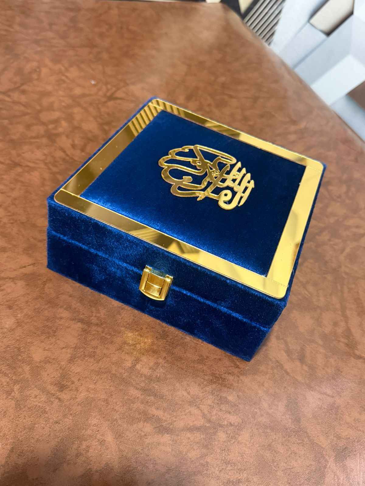 Holy Quran Gift Set (Pocket Size) Blue Color