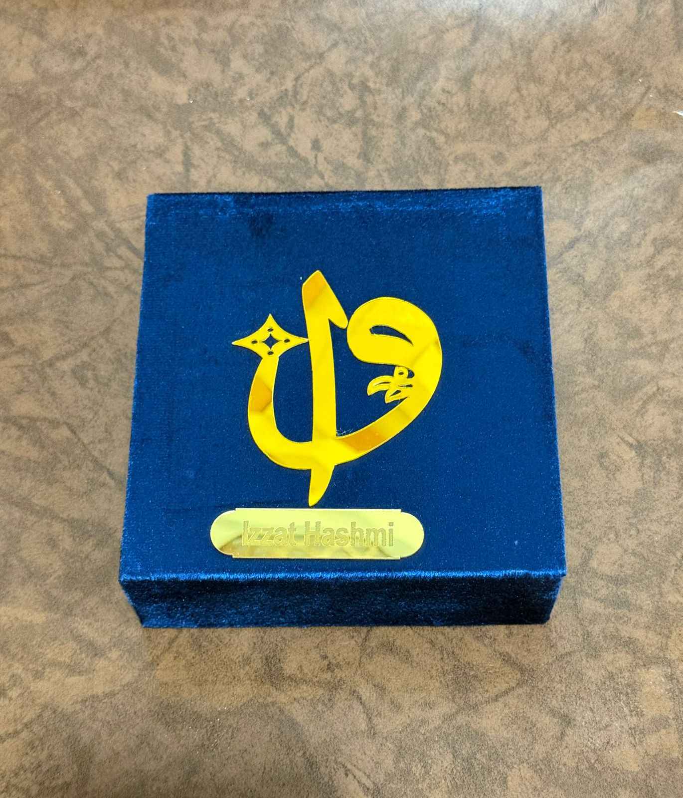 Pocket-Size Quran in Turkish-Inspired Velvet Box Blue
