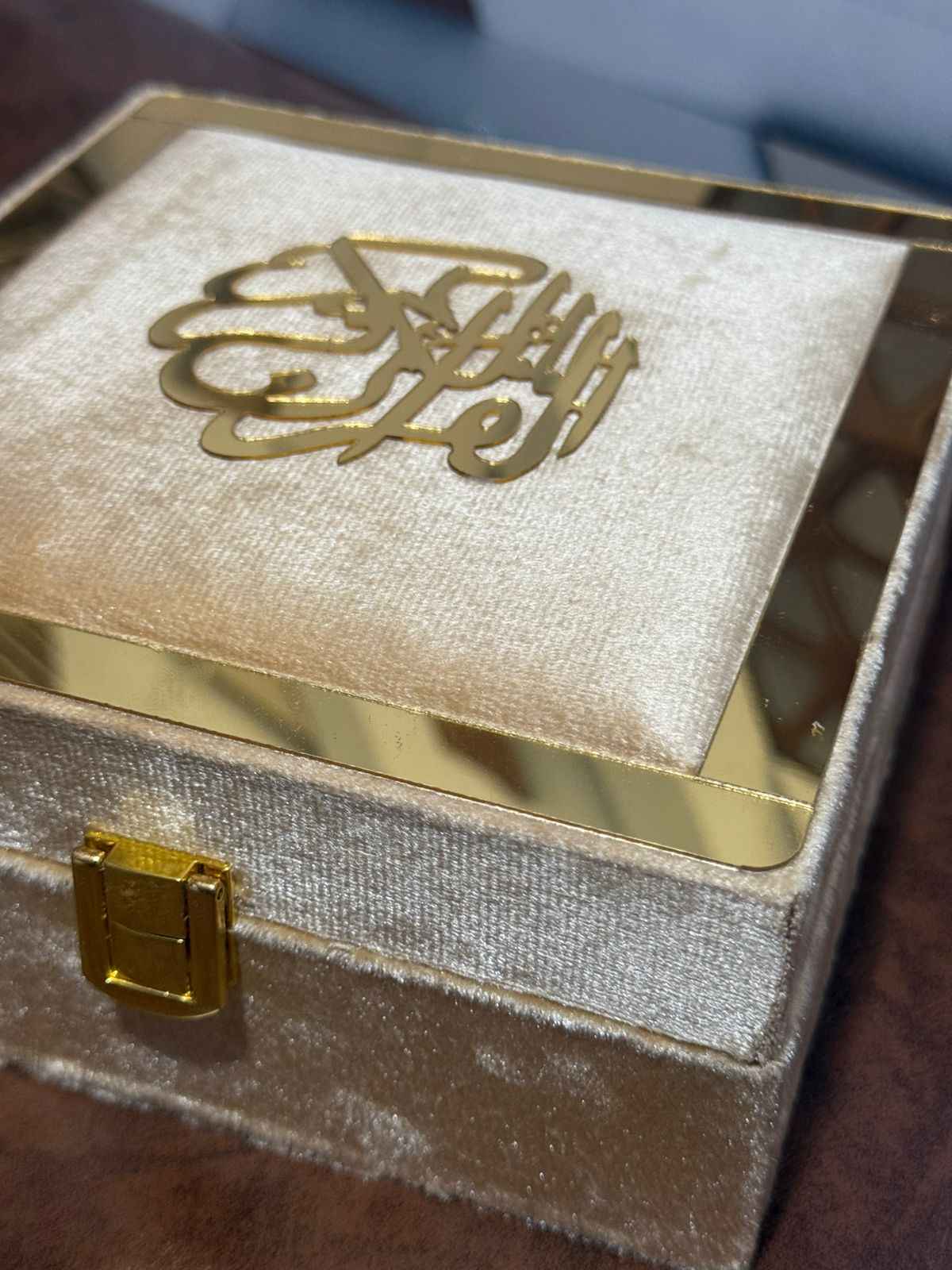 Holy Quran Gift Set (Pocket Size) Golden Color