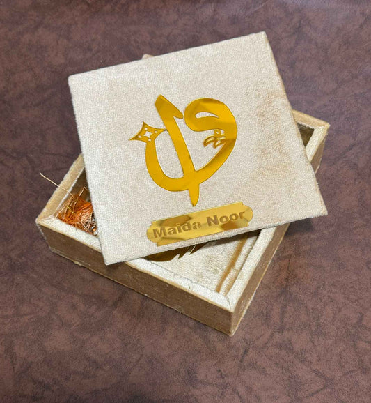 Pocket-Size Quran in Turkish-Inspired Velvet Box Golden
