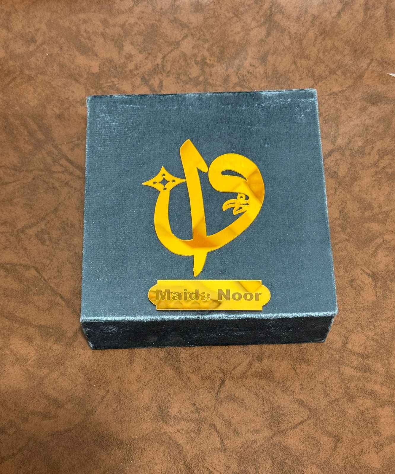 Pocket-Size Quran in Turkish-Inspired Velvet Box Gray