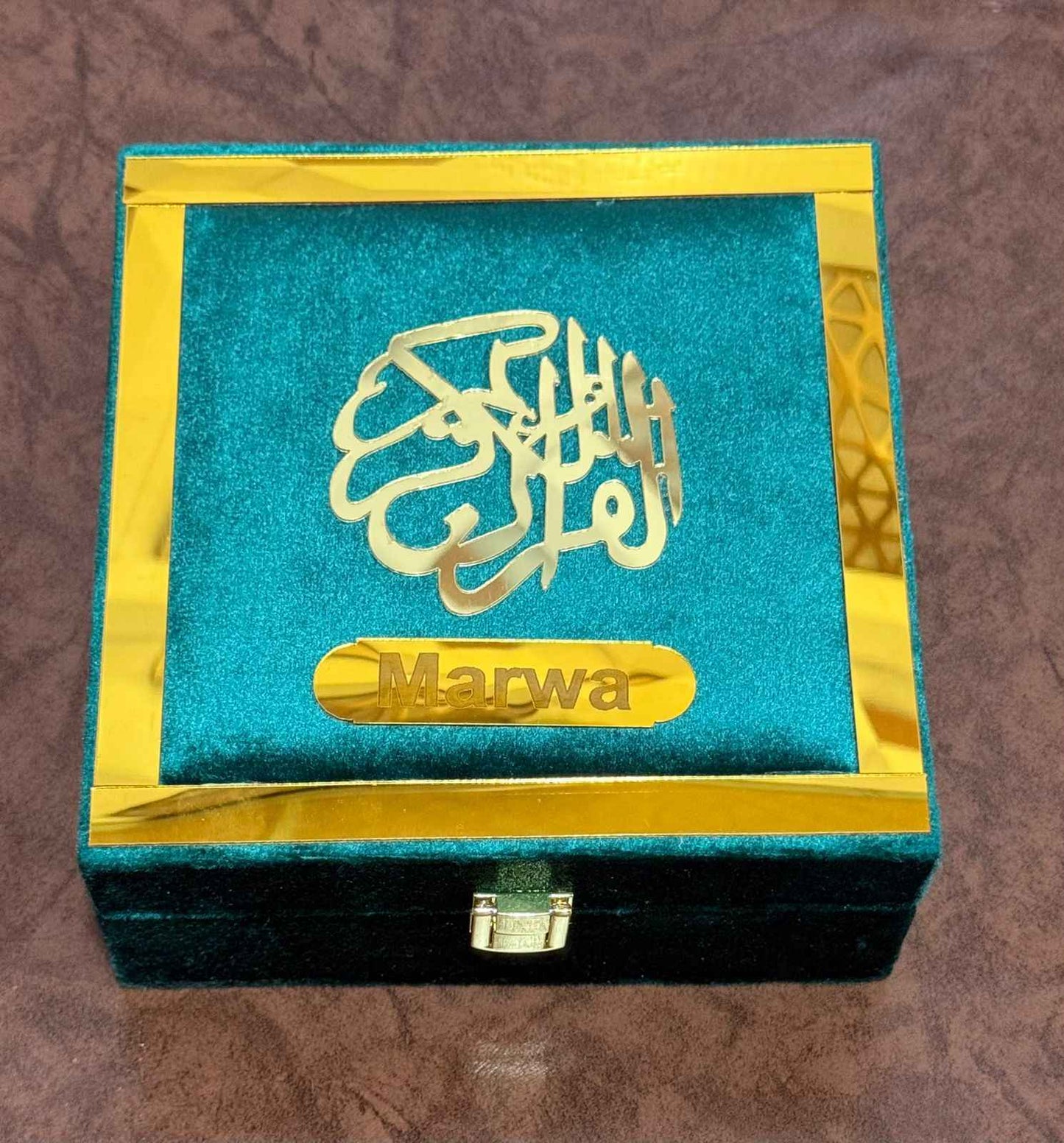 Holy Quran Gift Set (Pocket Size) Green Color