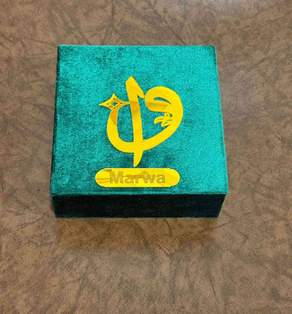 Pocket-Size Quran in Turkish-Inspired Velvet Box Green