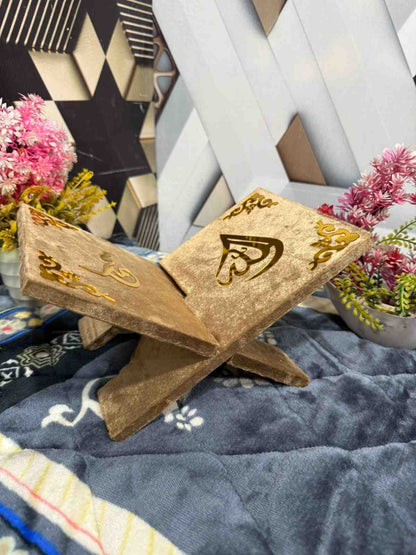 Premium Bridal Quran Gift Set Skin Color Transparent Set, Velvet Holly Quran, Book Mark,  Velvet Box, Velvet  Rahal, Ittar, Tasbeeh