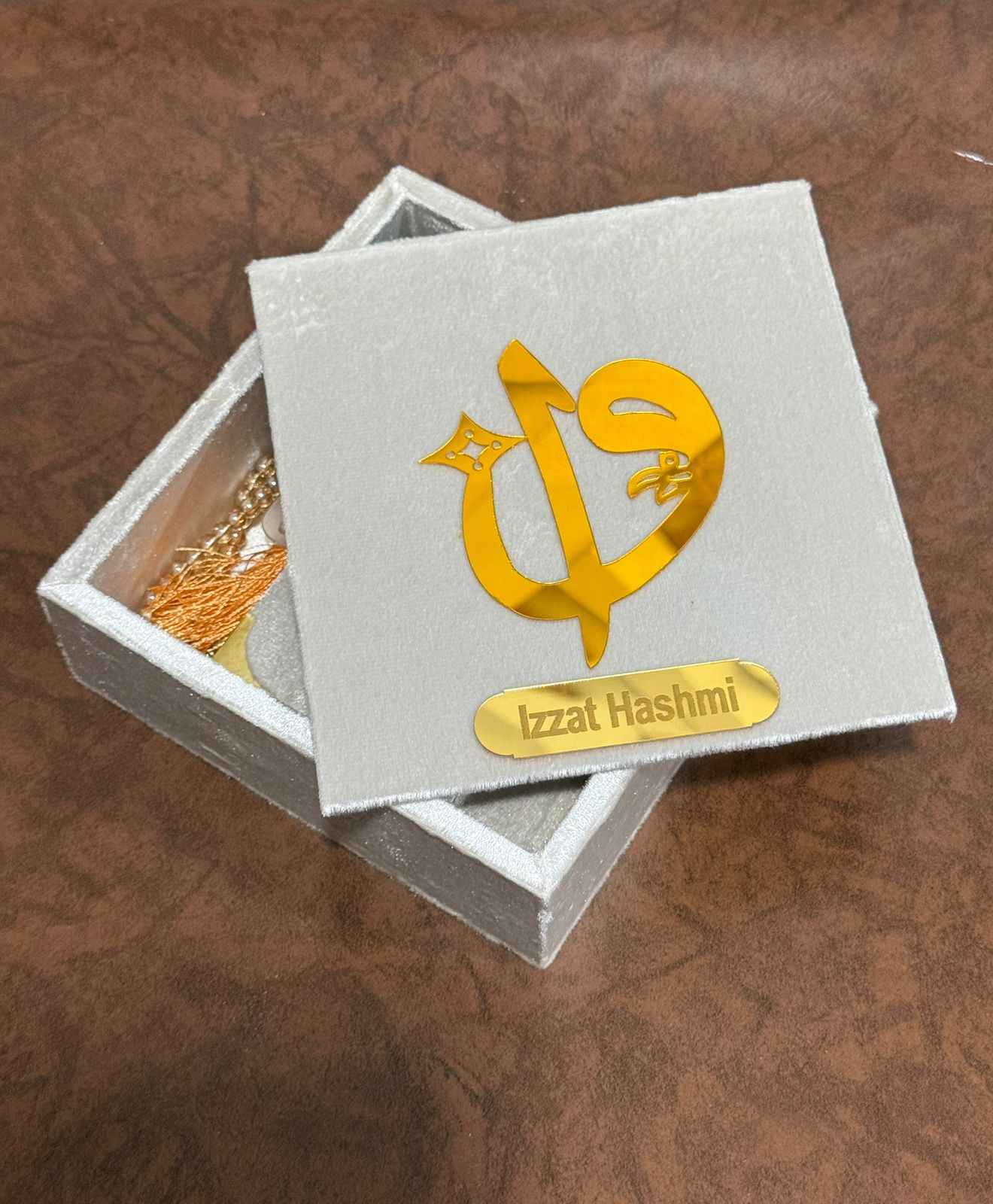 Pocket-Size Quran in Turkish-Inspired Velvet Box OffWhite